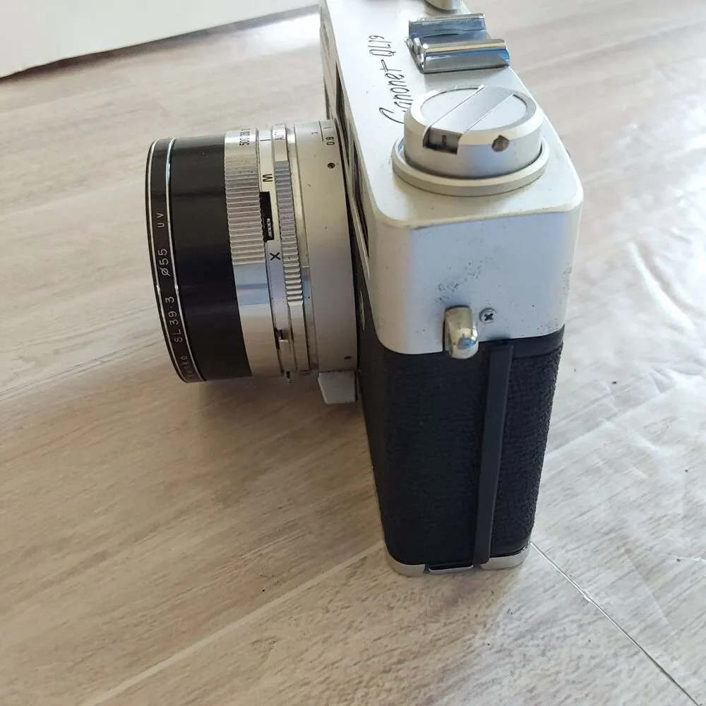 Canon Canonet QL19 35mm Film Camera With 45mm f1.9 Lense Original Case Vintage